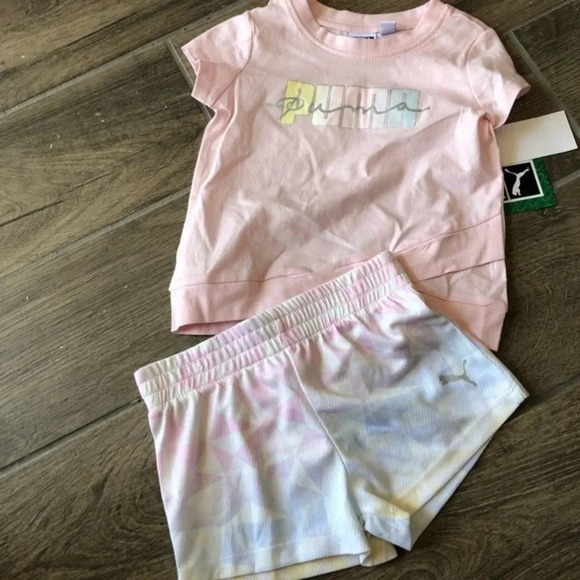 NWT 24M puma set pink streetwear activewear sporty - Picture 1 of 3